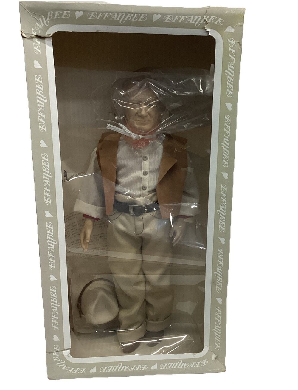 Effanbee 1981 John Wayne "Symbol of the West" Doll - Original Box & Tag NOS